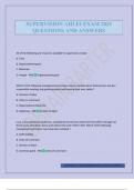 SUPERVISION AHLEI EXAM 2025 QUESTIONS AND ANSWERS
