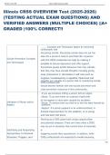 Exam &lpar;elaborations&rpar; Illinois CRSS  