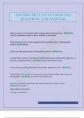 TOP DRIVER IL FINAL EXAM 2025 QUESTIONS AND ANSWERS