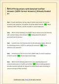 NPTE-PTA Questions with Detailed Verified  Answers &lpar;100&percnt; Correct Answers&rpar; &sol;Already Graded  A&plus;