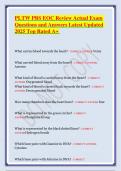 PLTW PBS EOC Review Actual Exam Questions and Answers Latest Updated 2025 Top Rated A&plus;