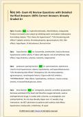 NSG 345- Exam &num;2 Review Questions with Detailed  Verified Answers 100&percnt; Correct Answers Already  Graded A&plus;
