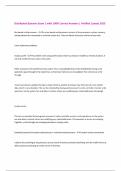 Distributed Systems Exam 1 with 100&percnt; Correct Answers &vert; Verified &vert;Latest 2025 