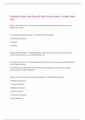 Distributed Systems Exam Prep with 100&percnt; Correct Answers &vert; Verified &vert;Latest  2025 