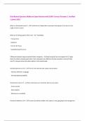 Distributed Systems Midterm Exam Review with 100&percnt; Correct Answers &vert; Verified  &vert;Latest 2025 