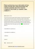 PDGA Certified Rules Exam 2025 &lpar;2025&rpar; ACTUAL  EXAM &lpar;TESTING REAL EXAM QUESTIONS&rpar; AND  VERIFIED ANSWERS &lpar;MULTIPLE CHOICES&rpar;  &vert;COMPLETE SOLUTIONS &vert;A&plus; GRADED &vert;100&percnt;  CORRECT&excl;&excl; &plus; 
