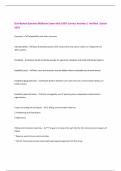 Distributed Systems Midterm Exam with 100&percnt; Correct Answers &vert; Verified &vert;Latest  2025