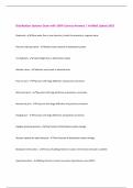 Distribution Systems Exam with 100&percnt; Correct Answers &vert; Verified &vert;Latest 2025