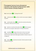 Promulgated Contract Forms &lpar;Champions&rpar;  Questions with Detailed Verified Answers 100&percnt;  Correct Answers Already Graded A&plus; 