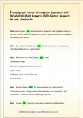 Promulgated Forms - Champions Questions with  Detailed Verified Answers 100&percnt; Correct Answers  Already Graded A&plus; 