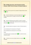 QAL LICENSE Questions with DetailQAL LICENSE Questions with Detailed Verified  Answers 100&percnt; Correct Answers Already Graded A&plus;ed Verified  Answers 100&percnt; Correct Answers Already Graded A&plus;