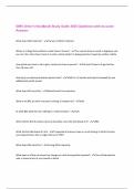 DMV Driver's Handbook Study Guide 2025 Questions with Accurate  Answers