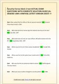 Security Forces block 2 test ACTUAL EXAM  QUESTIONS WITH COMPLETE SOLUTION GUIDE &lpar;A&plus;  GRADED 100&percnt; VERIFIED&rpar; LATEST VERSION 2025&excl;&excl; &excl;&excl; 