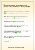 SERE 100&period;2 Questions with Detailed Verified  Answers 100&percnt; Correct Answers Already Graded A&plus;
