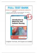 Introduction to Maternity and Pediatric Nursing By KEENAN&comma; 10th Edition  2025 &lpar;Test Bank & Solutions Guide&rpar; All Chapters Rationalized Latest A&plus; Ultimate Guide Expert Feedback&period;