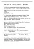 W7 - PHYS 261 &ndash; WCU QUESTIONS & ANSWERS
