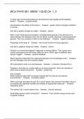 WCU PHYS 261 WEEK 1 QUIZ CH&period; 1&comma; 2
