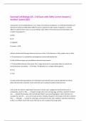 Essential Cell Biology &lpar;Ch&period; 1-4&rpar; Exam with 100&percnt; Correct Answers &vert;  Verified &vert;Latest 2025