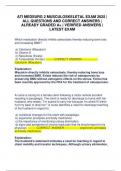 ATI MEDSURG 2 MUSCULOSKELETAL EXAM 2025 &vert; ALL QUESTIONS AND CORRECT ANSWERS &vert; ALREADY GRADED A&plus; &vert; VERIFIED ANSWERS &vert; LATEST EXAM