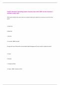 FedVTE Windows Operating System Security Exam with 100&percnt; Correct Answers &vert;  Verified &vert;Latest 2025