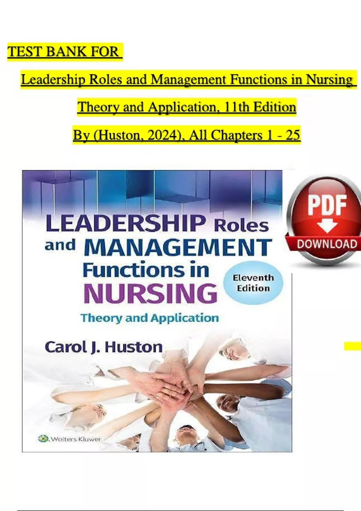 Leadership Roles And Management Functions In Nursing 10th Edition Pdf
