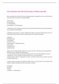 FSA 3 Cardio Exam with 100&percnt; Correct Answers &vert; Verified &vert;Latest 2025 