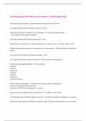 FSA Writing Exam with 100&percnt; Correct Answers &vert; Verified &vert;Latest 2025 