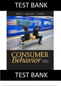 Test Bank for Consumer Behavior 7th Edition Hoyer