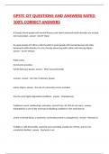 GPSTC CIT QUESTIONS AND ANSWERS RATED 100&percnt; CORRECT ANSWERS