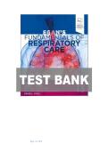  Egan&rsquo;s Fundamentals of Respiratory Care 13th Edition Kacmarek Test Bank 2025 Edition All Chapters Complete Answers&sol; Solutions&period; 
