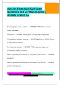 Avit 221 Final 2025&sol;2026 Exam  Questions and Verified Answers &vert;  Already Graded A&plus; 