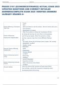 Exam &lpar;elaborations&rpar; PRAXIS 5101  