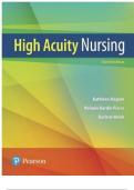 Test Bank High Acuity Nursing 7th Edition by Wagner Pierce Welsh &sol; BEST STUDY GUIDE