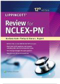 NCSBN TEST BANK - for the NCLEX-RN & NCLEX-PN&comma; Updated 2025 with Case Studies and Next Generation NCLEX&comma; Complete Questions & Answers with rationale &copy;NURSING