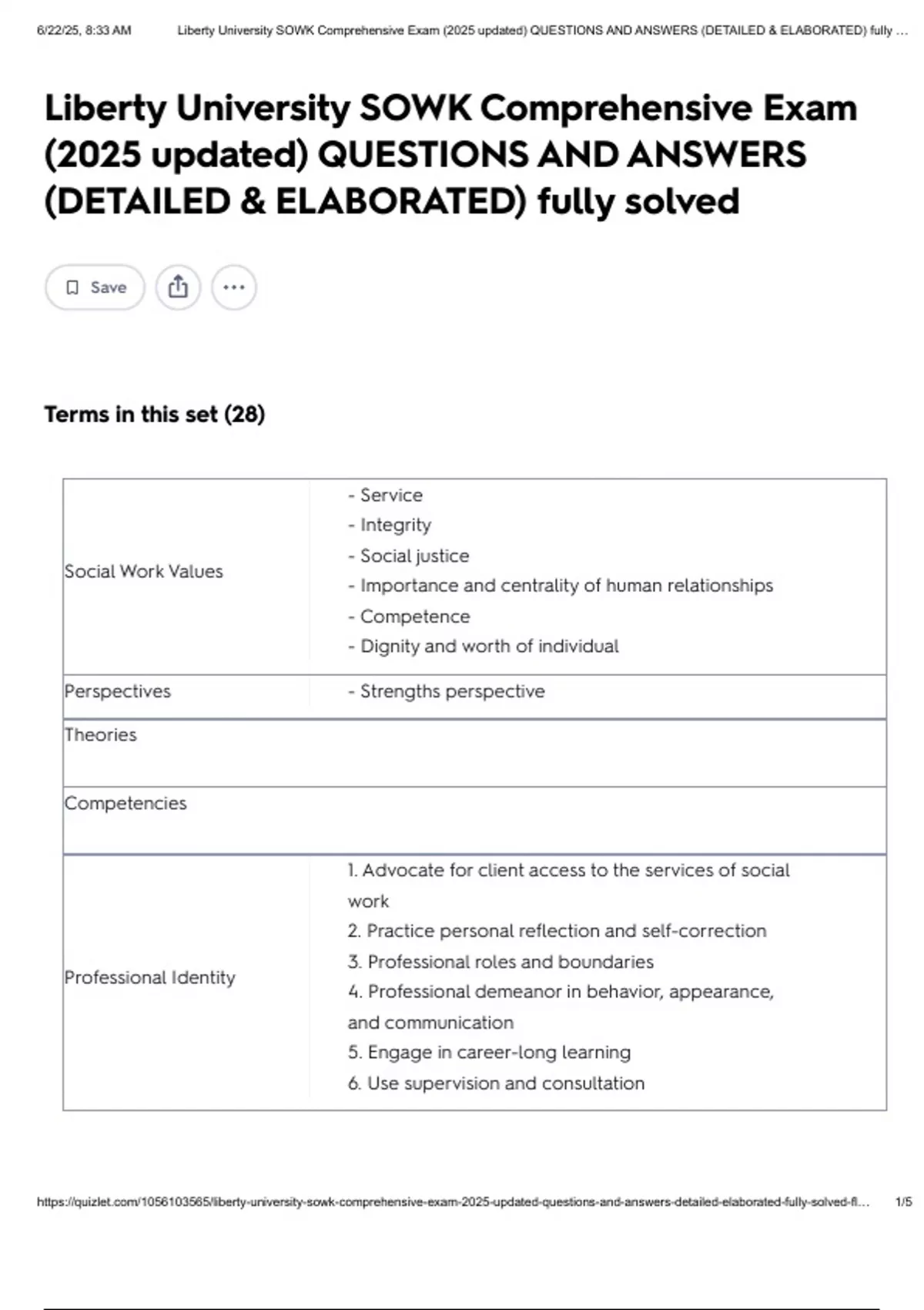 Liberty University SOWK Comprehensive Exam (2025 updated) QUESTIONS AND ...