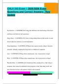  CHLH 243 Exam 1 2025&sol;2026 Exam  Questions and Correct Answers &vert; New  Update