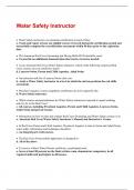 Water Safety Instructor  &vert; Questions with 100 &percnt; Correct Answers &vert; Verified