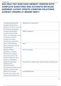 Exam &lpar;elaborations&rpar; NHA CMAA   