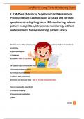 CLTM ASAP &lpar;Advanced Supervision and Assessment Protocol&rpar; Board Exam includes accurate and verified questions covering long-term EEG monitoring&comma; seizure pattern recognition&comma; intracranial monitoring&comma; artifact and equipment troubleshooting&comma; patient safet