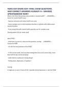 NURS 6501&vert;NURS 6501 FINAL EXAM QUESTIONS AND CORRECT ANSWERS ALREADY A&plus; GRADED&vert; UPDATE&vert;BRAND NEW&excl;&excl;