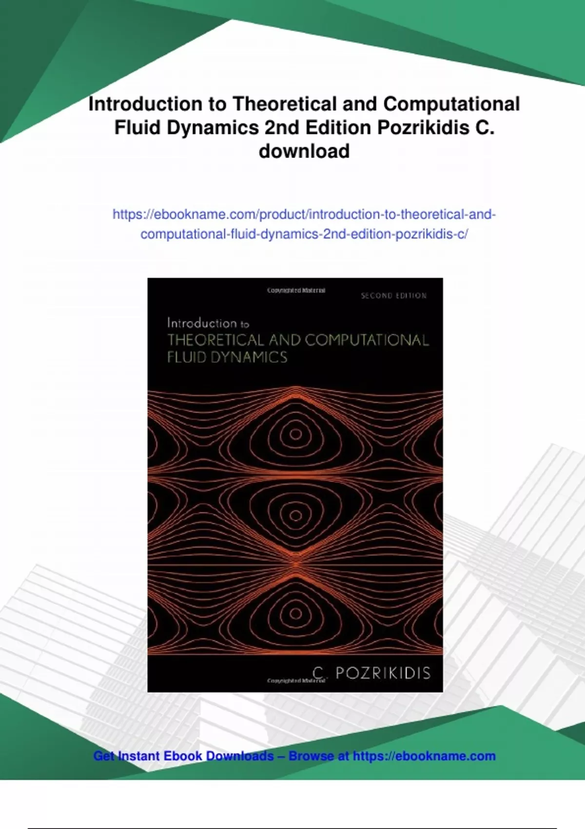 Summary Introduction to Theoretical and Computational Fluid Dynamics ...