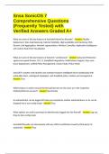 Snsa SonicOS 7 Comprehensive Questions &lpar;Frequently Tested&rpar; and Verified Answers Graded A&plus;
