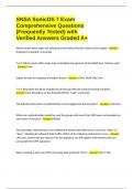 SNSA SonicOS 7 Comprehensive Questions &lpar;Frequently Tested&rpar; with Verified Answers Graded A&plus;