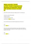 SNSA SonicOS 7 Comprehensive Questions &lpar;Frequently Tested&rpar; with Verified Answers Graded A&plus;