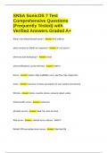 Snsa SonicOS 7 Quiz Comprehensive Questions &lpar;Frequently Tested&rpar; with Verified Answers Graded A&plus;