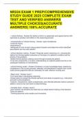 NR224 EXAM 1 PREP&sol;COMPREHENSIVE STUDY GUIDE 2025 COMPLETE EXAM TEST AND VERIFIED ANSWERS MULTIPLE CHOICES&vert;ACCURATE ANSWERS&vert; 100&percnt; ACCURATE