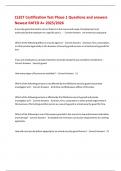 CLEET Certification Test Phase 1 Questions and answers Newest RATED A&plus; 2025&sol;2026 
