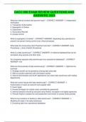 CACC 696 Exam Review questions and answers 2025