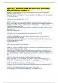 ACUPUNCTURE CORE EXAM SET 2025&sol;2026 QUESTIONS AND SOLUTIONS RANKED A&plus;