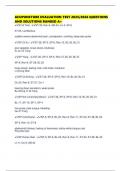 ACUPUNCTURE EVALUATION TEST 2025&sol;2026 QUESTIONS AND SOLUTIONS RANKED A&plus;